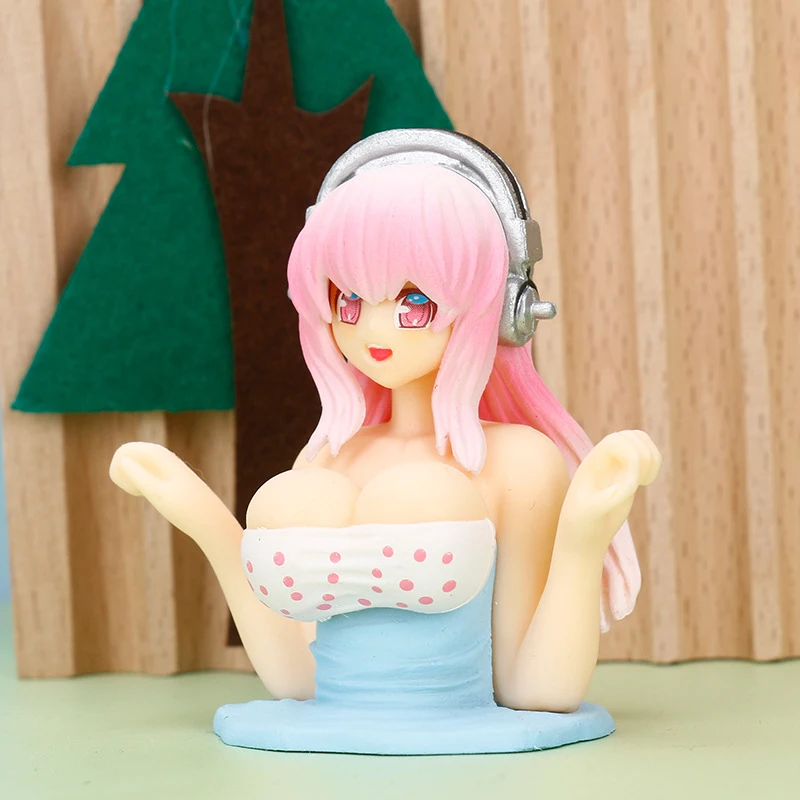 Shaking Chest Girls Car Dashboard Decorations Sexy Cute Dolls Plump Shape