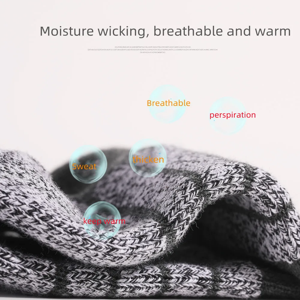 Thickened towel bottom running socks cotton boat socks non-slip sweat-absorbing breathable sports socks