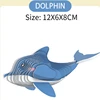 Animal Series 3D Paper Puzzle for Kids Dolphin Educational Montessori Toys Funny DIY Manual Assembly Three-dimensional Model Toy 4