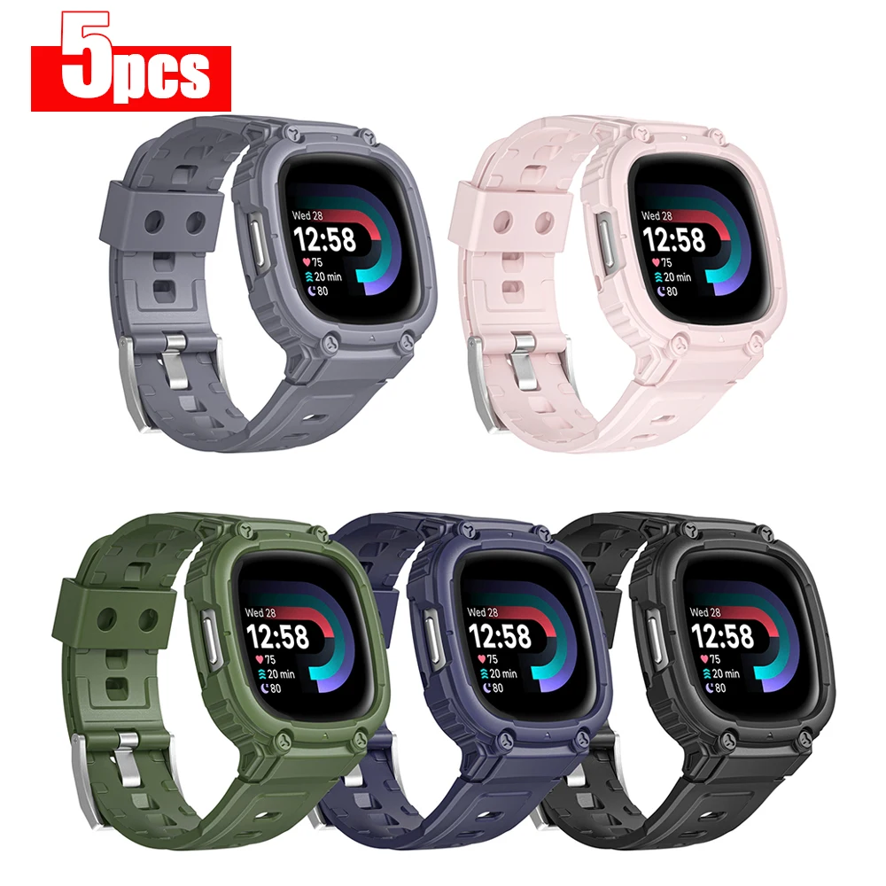 

5 шт./партия, защитный ремешок из ТПУ Для Fitbit Versa 3/Versa 4