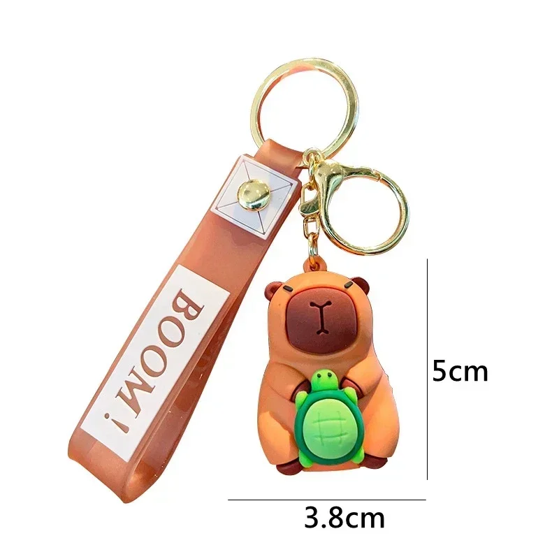 Portachiavi Capibara Con Frase Divertente – Regalo Per Amanti Dei Capibara, In Acciaio Inossidabile, Ipoallergenico