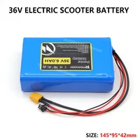 Batterie rechargeable 6,0 Ah pour scooter électrique/hoverboard/vélo électrique – bloc d'alimentation haute capacité 216 Wh 2