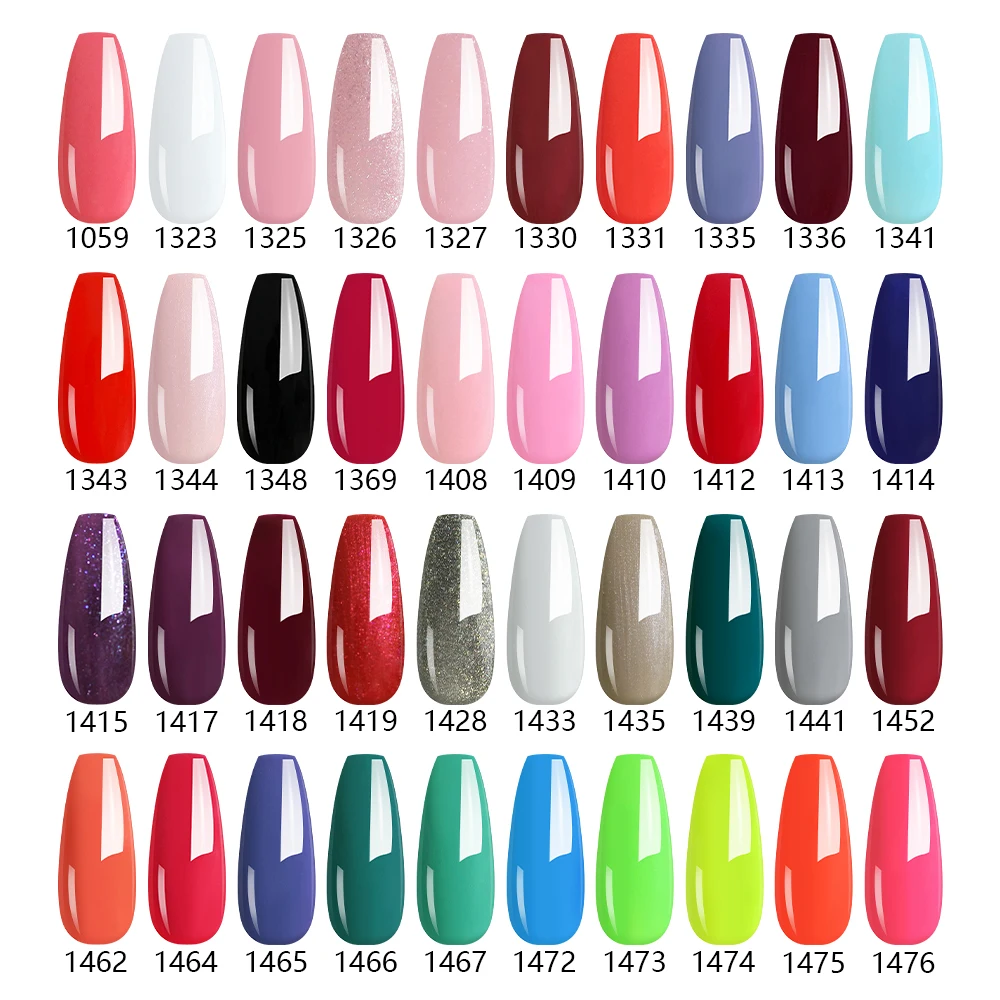 NAILCO 283 Colors All Gel Nail Polish Top Base Vernis Semi Permanent UV Gel Varnish For Nails Art Gel Varnish Hybrid Manicure 5