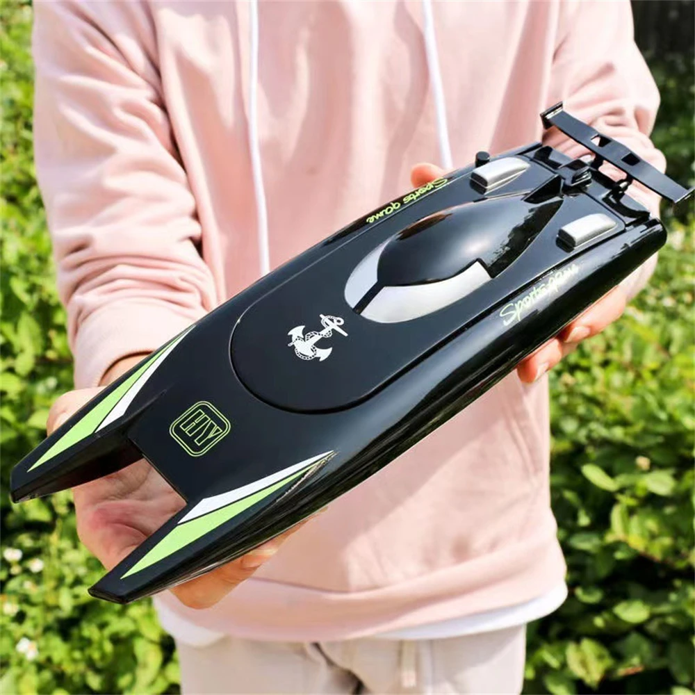 RC Boat 2.4GHz Remote Control Electric Boat 25KM/H High Speed Ship RC Jet Speedboat Suitcase for Lakes & Pools 6