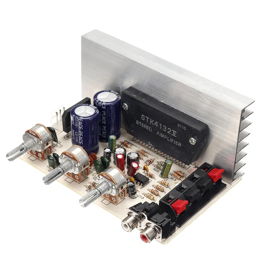 

SanyoThick New Film Chip 50W+50W AC15-18V Stereo Audio Power Amplifier Board for DIYSpeaker