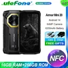 Ulefone Armor Mini 20,NFC,16 Гб(8+8) + 256 Гб,4G Rugged,6200 мАч,Android 14,33W Charge,64MP Night Camera,LED глобальная версия 1