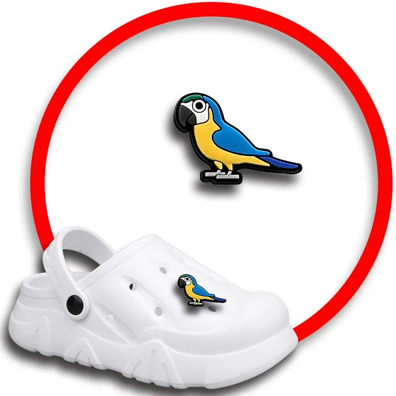 

1 шт. булавки для Crocs, шармы, аксессуары для обуви, украшение в виде птицы, джинсы, женские сандалии, пряжка, Детские сувениры, мужские значки, подарок для мальчика и девочки