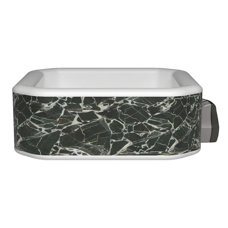 

Jilong 14030 EU US V33 Black Marble Pattern Hot Tub 6 Person Bathtub Wholesale Supplies Outdoor Square Spa