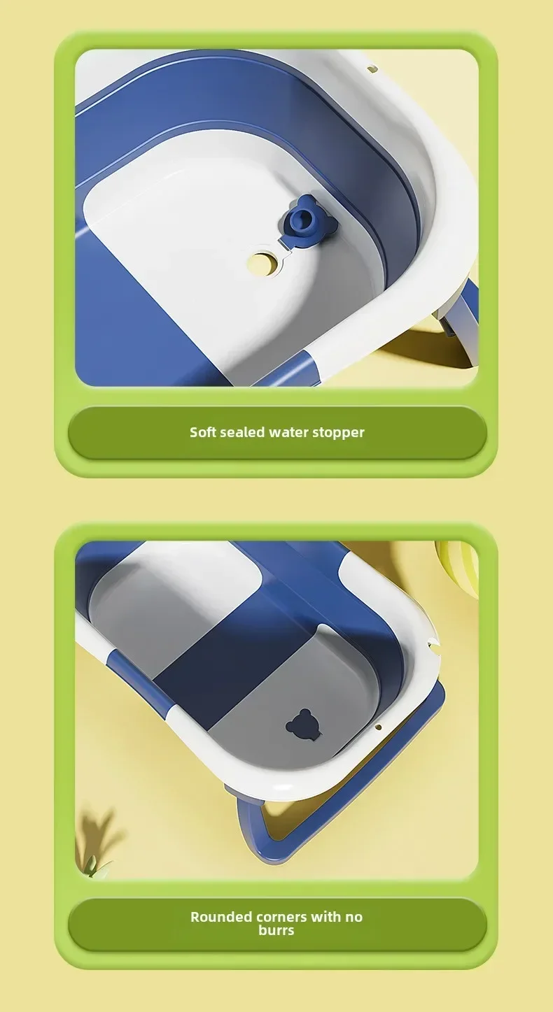 Foldable Baby Bath Tub Intelligent Temperature Display undefined