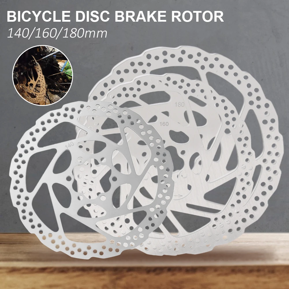 

1PC 140/160/180mm RT56 Bicycle Disc Brake Rotor for Mountain Bikes Road Bikes with 6 Bolts MTB Bike Parts Cycling Accessories