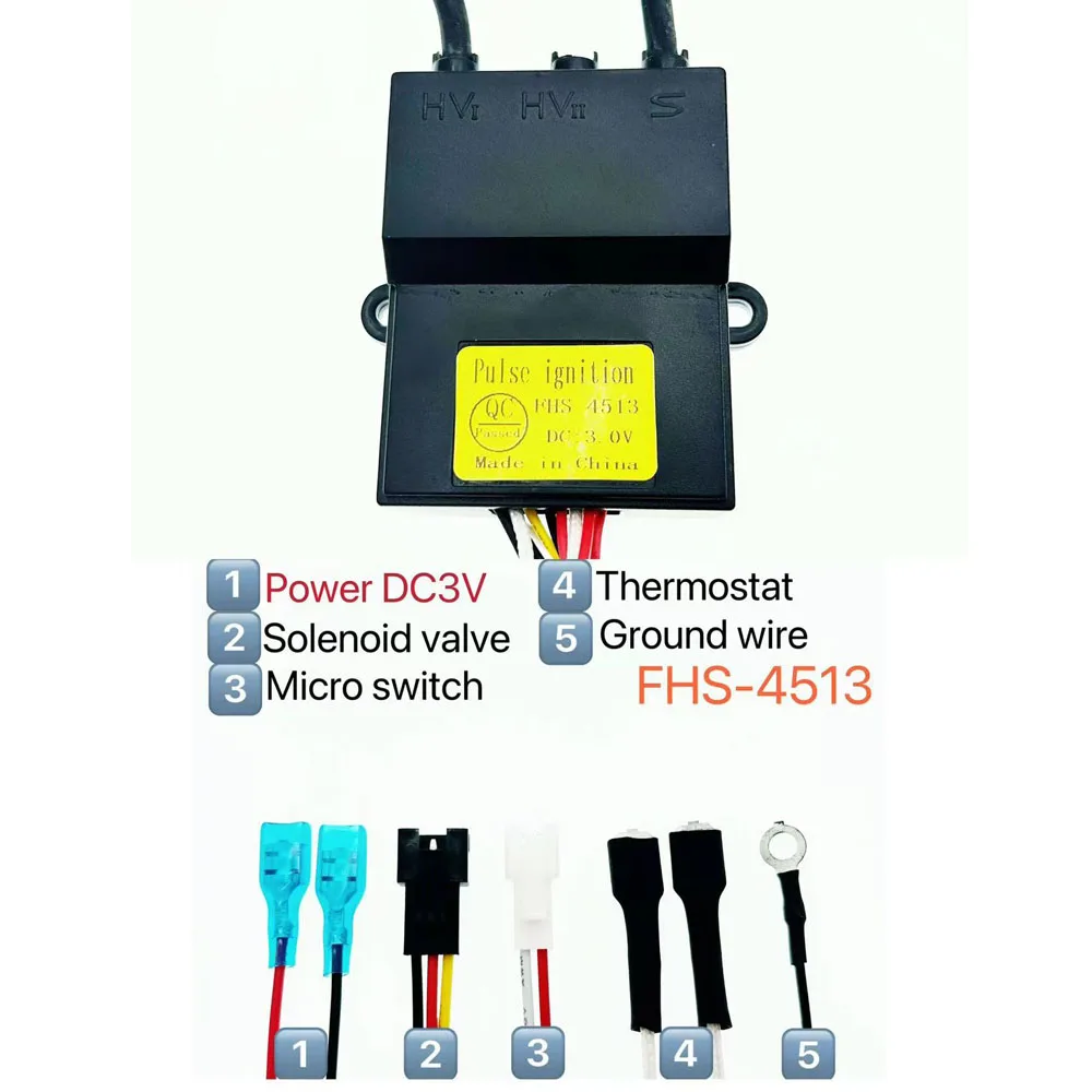 10PCS Pulse igniter without display suitable for 4513 model water heater 2+10 lines