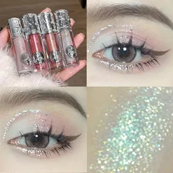 Radiant Glow Pearlescent Glitter Liquid Eyeshadow - Finely Textured, Sparkly, Quick - Dry, Long - Lasting, Smudge - Proof Highlighting Wonder (03)