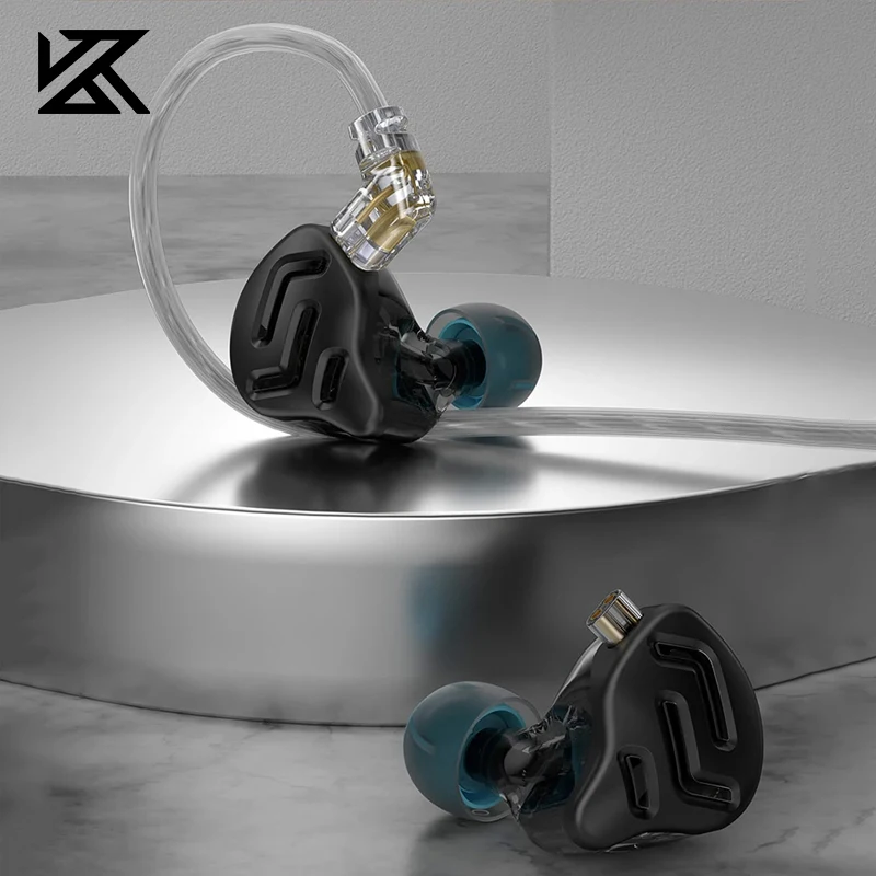 Kz Zna Best Hifi Wired Best In Ear Iems Auricolare Bass 30095 Ba 12Mm Monitor Per Cuffie Con Driver Ibrido Dinamico A Doppia Cavità Con Microfono