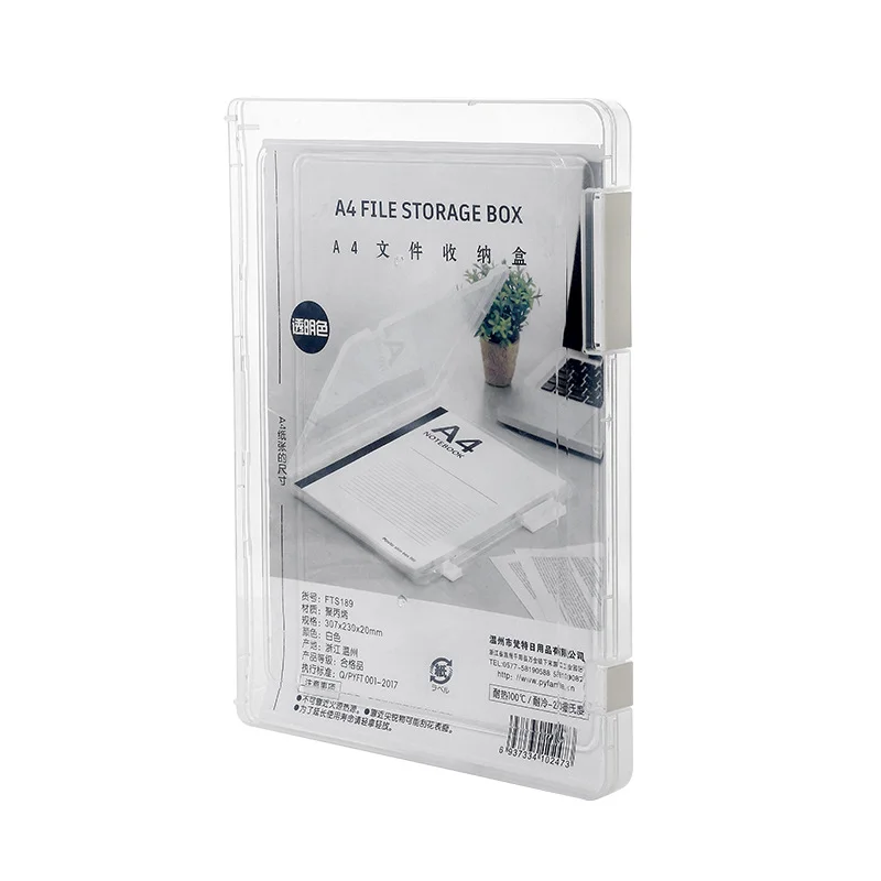 A4/A5 Transparent File Folder Large Capacity Paper Data Book File Organizer Portfolio Office Stationery Storage Home Oragnise