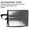46x95CM Air Conditioning Cover Outdoor Sun Rainproof Anti-Dust Anti-Snow Cleaning Cover Home Air Conditioner Keep Cleaning Tool 6