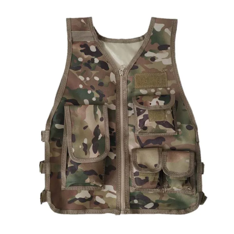 Militaire Kinderen Camoufleren Jachtkleding Mannen Gevechtsuitrusting Tactisch Legervest Kinderen Cosplay Kostuum Airsoft Sniper Uniform