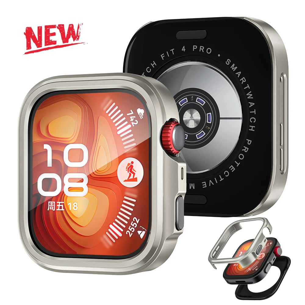 Durable Metal Bumper Cover for Huawei Watch Fit 4 Pro