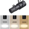 Theater Stage Zoom Spotlights, LED Focus Logo Projector Track Lights,Industrial Gobo Lights for Company Restaurant Store Wedding 5