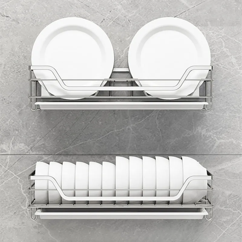 Buy Wholesale China Odm Wall Mounted Plate Dish Drying Rack Kitchen  Accessories Storage Organizer Spice Rack With Hooks & Wall Mounted Dish  Drying Rack at USD 13.7