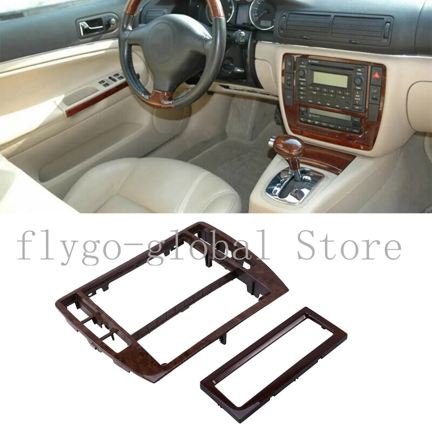 

Автомобильная вишневая деревянная средняя декоративная панель Центральная CD коробка деревянная рамка кондиционера для Passat B5 3B0858069 1J0907047N