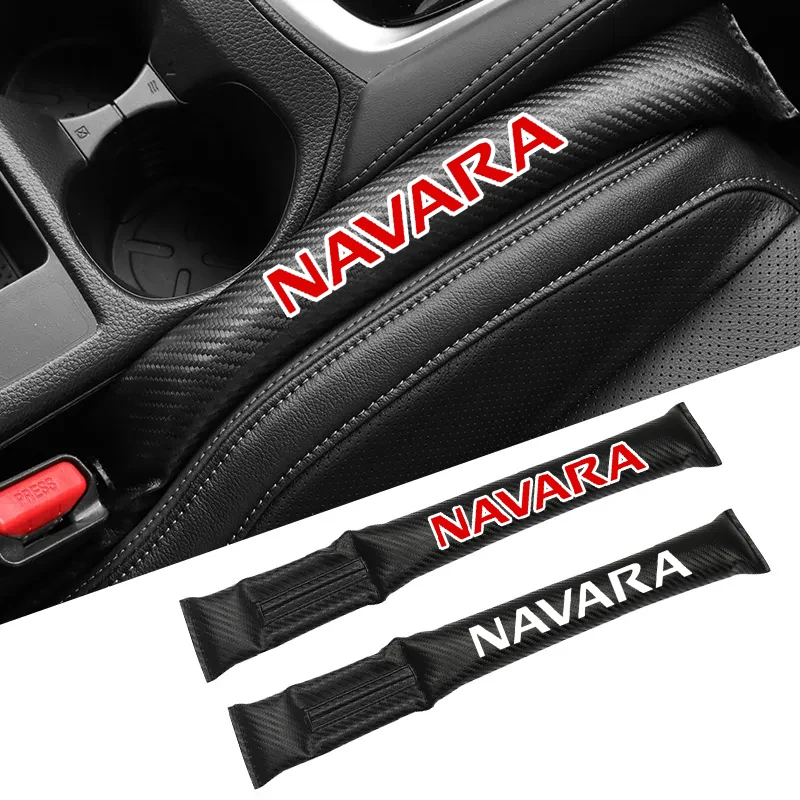 

Carbon Fiber Car Interior Seat Gap Plug Filler Pad For Nissan Navara D40 D22 D23 NP300 Accessories