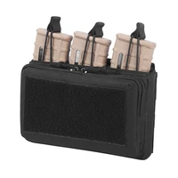 Tactical Triple Magazine Pouch Molle Admin Pouch Open Top Mag Bag Waist Pouch Compact EDC Bag Hunting Mag Holster Bag 1