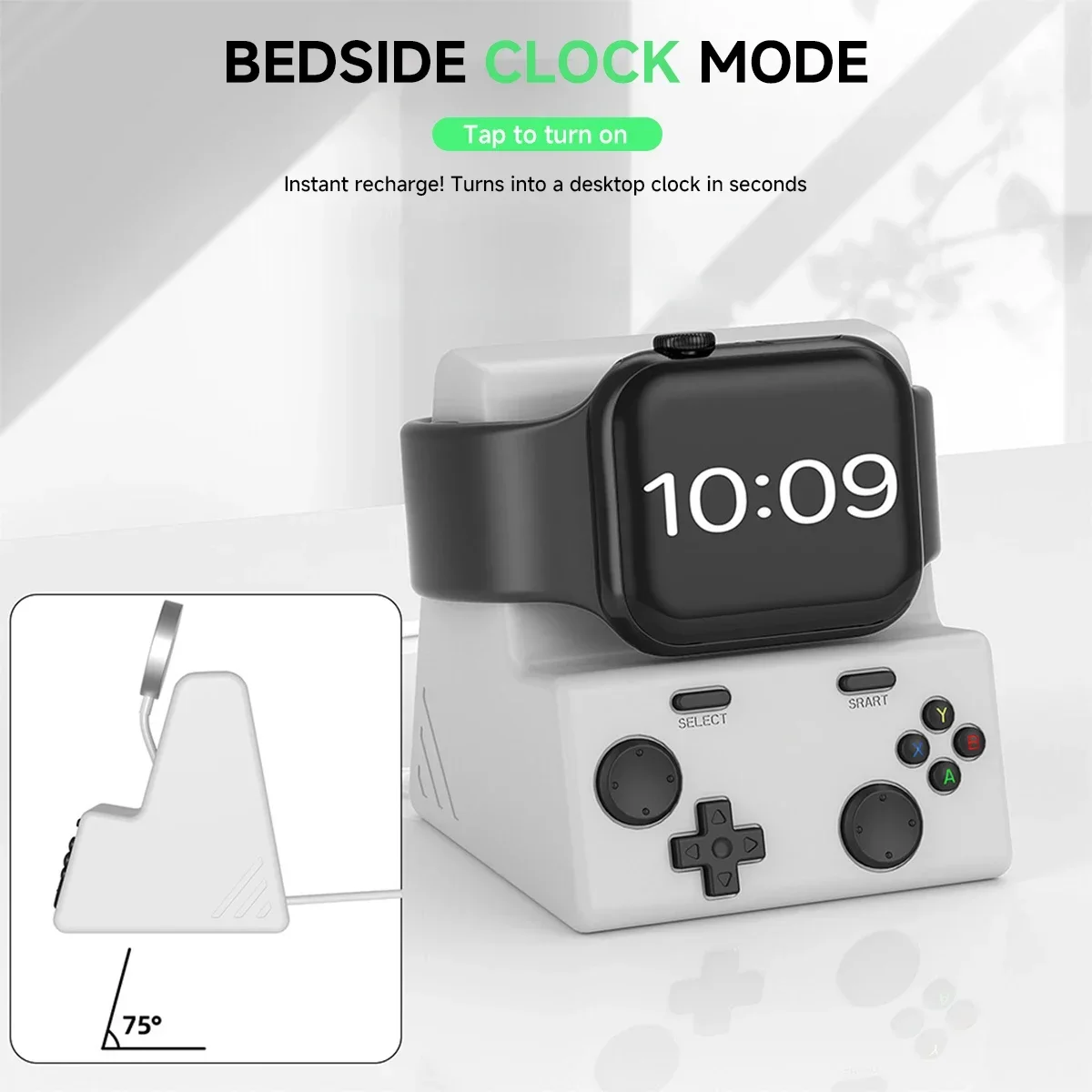 Charger stand silicone dock holder charger dock station stable charging station for Apple Watch Series 10 9 8 7 6 5 4 3 2 1