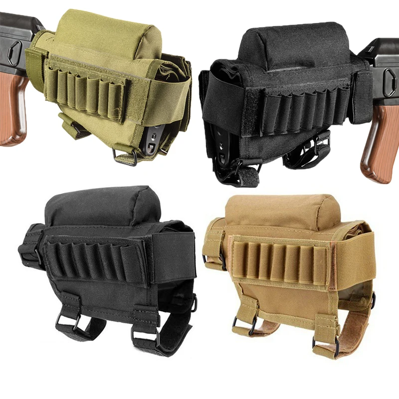 Tactical Rifle Cases Cheek Rest Riser Adjustable Cartridges Hunting