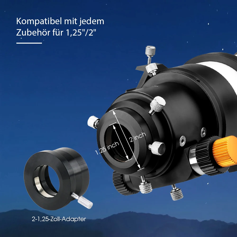 Svbony SV48P 102mm/90mm Aperture OTA Astronomisches Teleskop mit Doppelgeschwindigkeits-Fokussierer und Refraktor für Deep-Sky-Astrofotografie – Detail 10