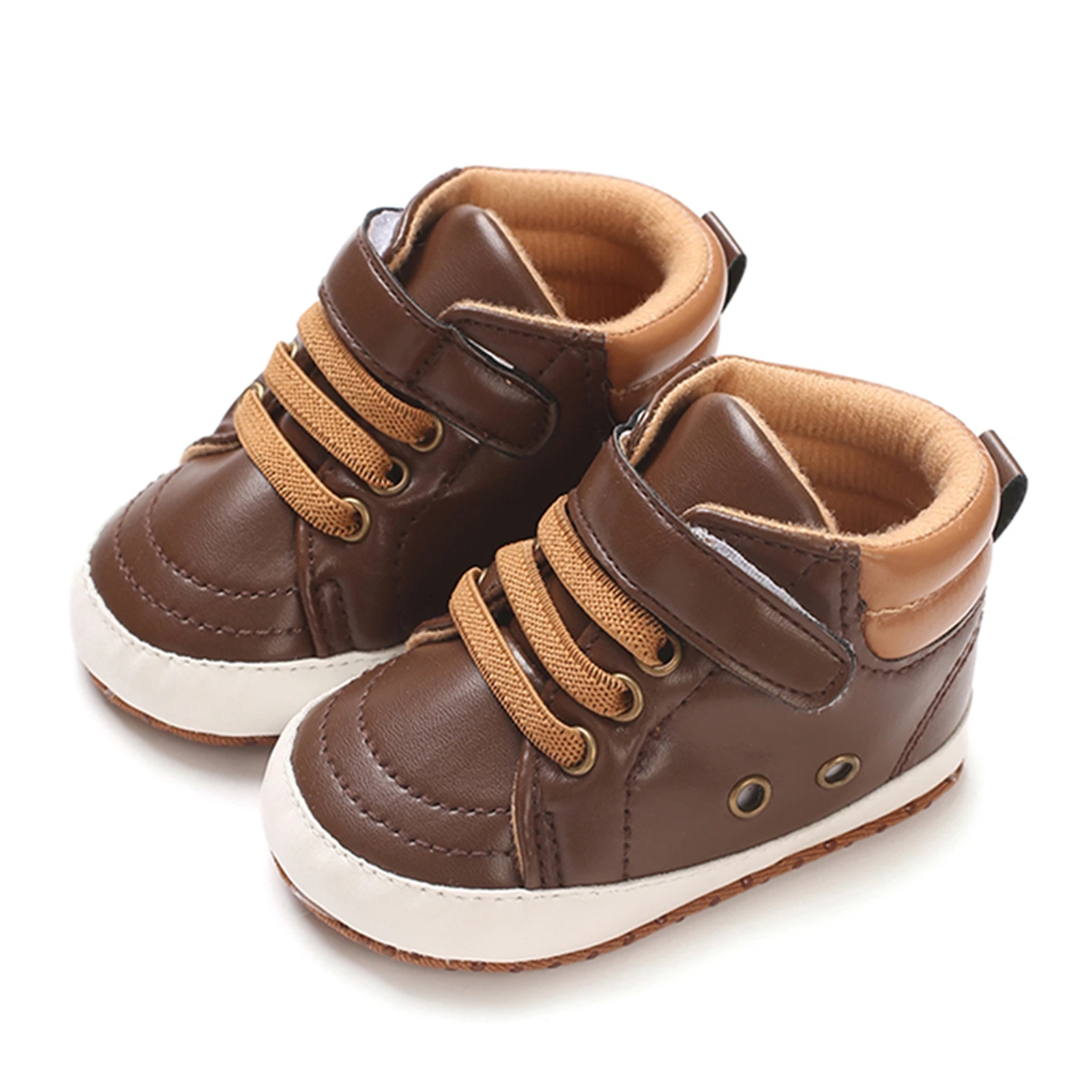 Baby Boys Girls Moccasins Sneakers Toddler Prewalker Soft Sole Flat Shoes Anti-Slip Shoes Kids First Walker Footwear