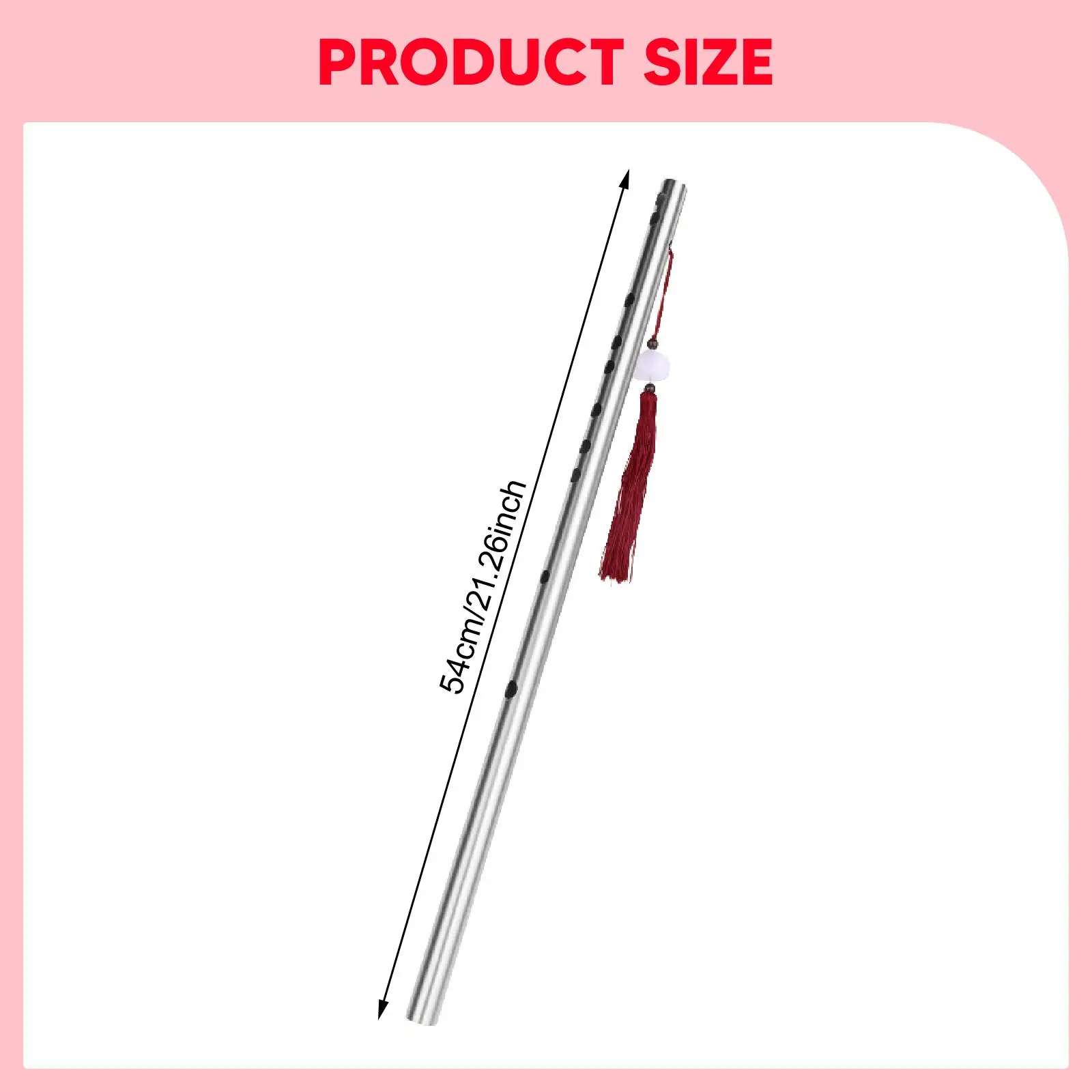 Dizi Flute Chinese Wind Instrument Portable Stainless Steel Musical Instrument Dizi Flute Chinese Wind Instrument Portable Stainless Steel Musical Instrument
