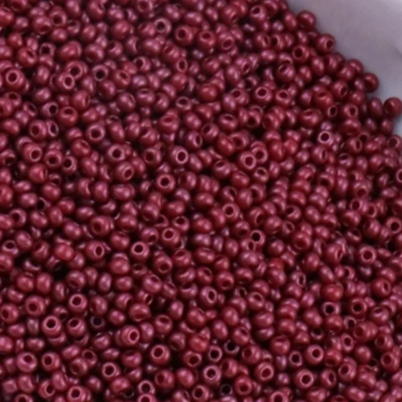 Vibrant Matte Opaque Glass Beads