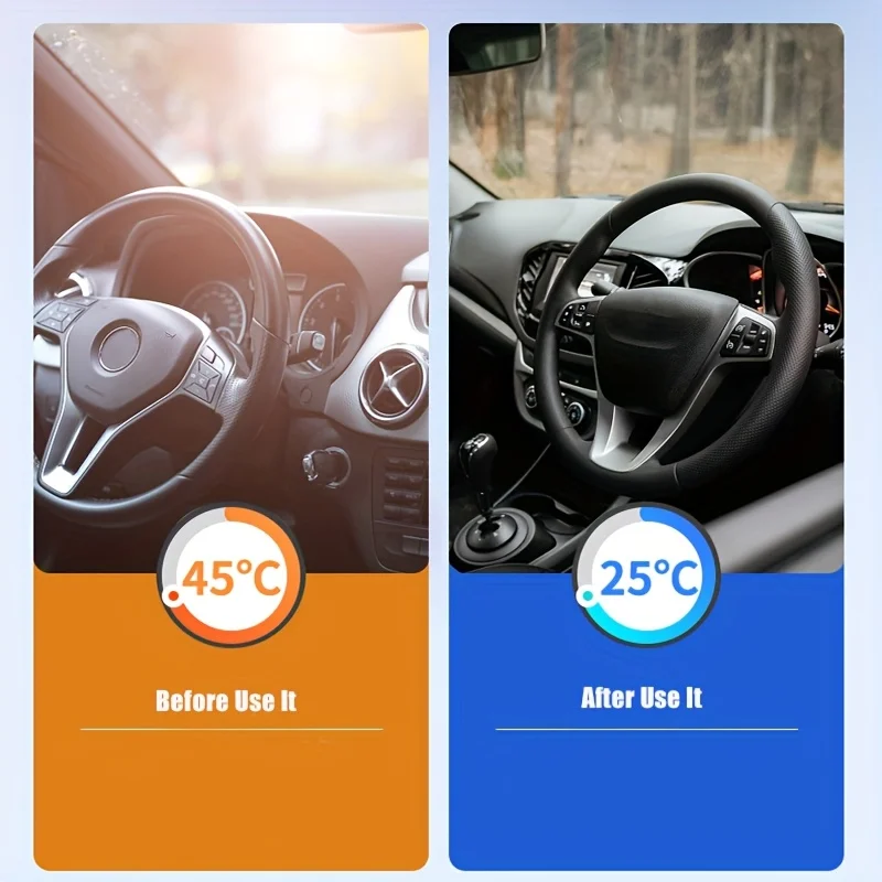 Car Sunshade UV reflection Windshield Umbrella Front Sun Shade Parasol Foldable Summer Protection Car Seat Heat Insulation For car sunshade windshield sunshade windshield sun shade