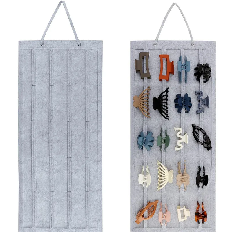 

Large Closet for Women Girls Display Storage Organizer Hair Claw Clip Holder Hanging Hair Clip Stand Holder