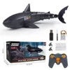 Rc Whale Shark Toy Robots Remote Control Animals Marine Life Tub Pool Electric Fish Children Bath Toys for Kids Boys Submarine 6