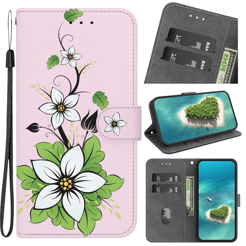 

For Sony Xperia 1 5 10 Plus III V IV 2023 3D Wallet Leather Case For Sony Xperia XZ3 ACE3 L3 L4 cute Magnetic Flip Funda
