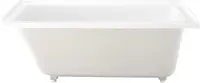 Well Made Forever SM-DB566 Voltaire Alcove Bathtub 66" X 32" Glossy White Integrated Tile Flange: Preventing Water Leakage 2