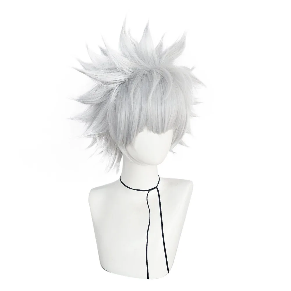 HUNTERHUNTER Killua Zoldyck Cosplay Wig Short party hair Synthetic Costume Wigs