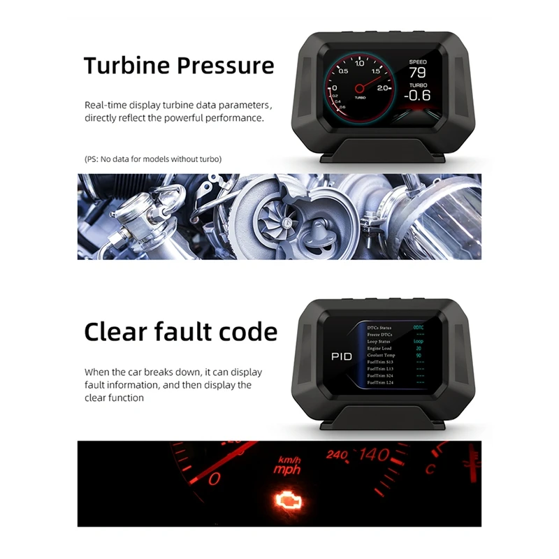 P21 HUD ڵ ׽ GPS  ,   ڵ OBD , ڵ LCD 