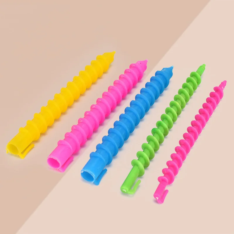 Plastic LongStyling Barber SalonTool Hairdressing Spiral Hair Perm Rod wave formers hair roller hairroot volume clip A Packet For Hair Styling Tool Hair Curling Tools