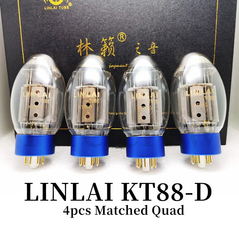 LINLAI KT88-D KT88-T HIFI KT88 Tube Replaces 6550 KT88 Vacuum Tube Amplifier HIFI Audio Amp Original Genuine Exact Match psvane hifi kt88 c vacuum tube replace 6550 kt88 for hifi audio vintage tube amp diy factory matched pair quad