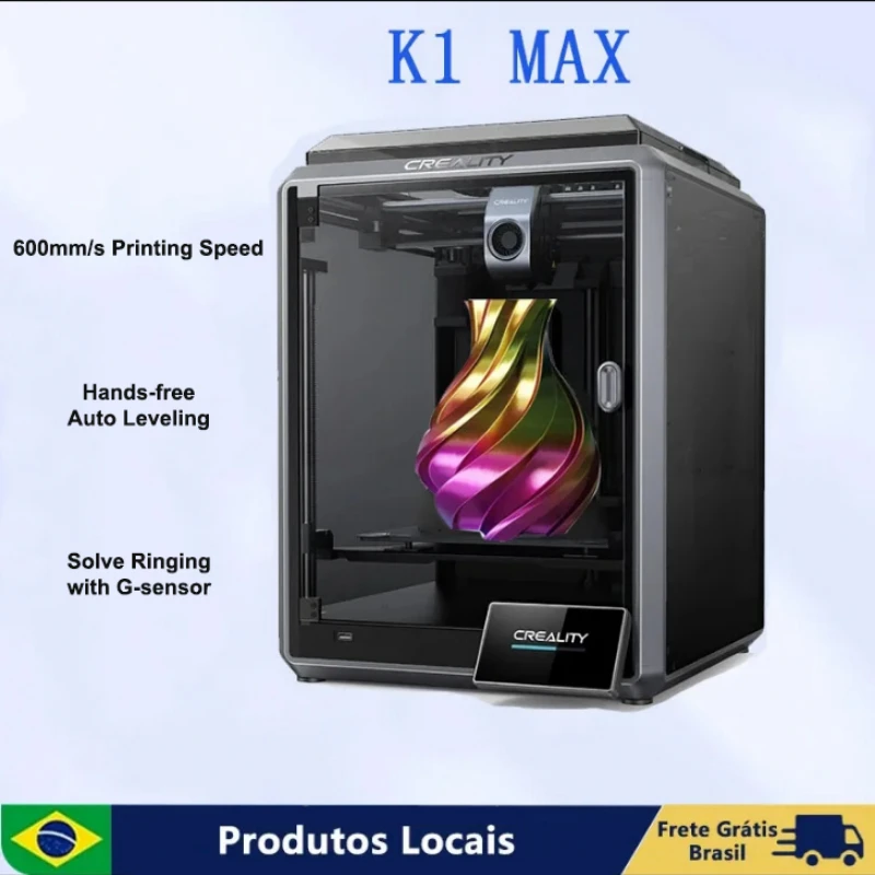 

Creality K1 Max 3D Printers High Speed Dual-gear Direct Drive Extruder 600mm/s with 4.3'' Color Touchscreen Direct Printing