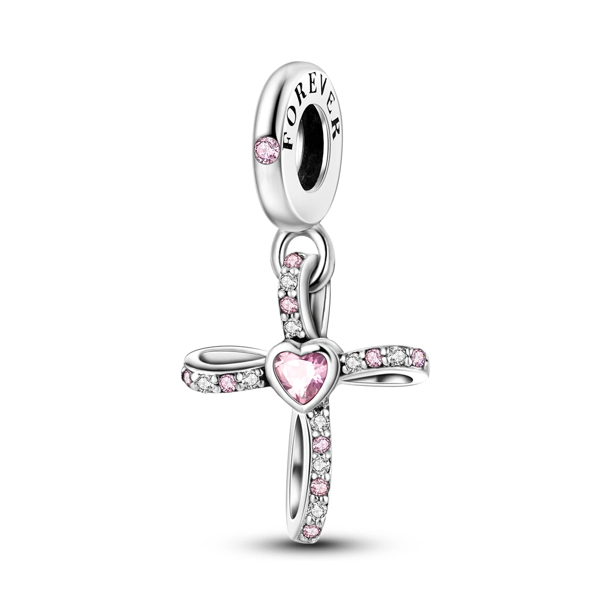 Sterling Silver Pendant Charms Key Ring Bag Holder