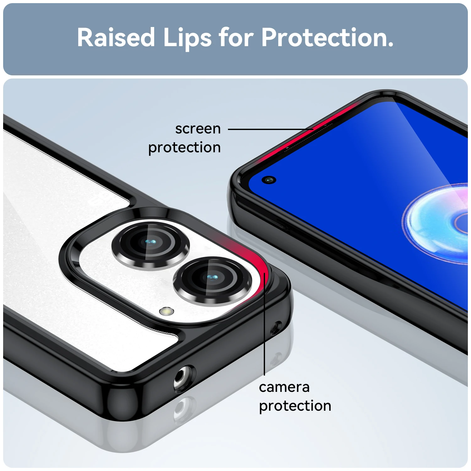 Coque Transparente Anti-Choc Kwmobile Pour Asus Zenfone 9 Et Zenfone 10