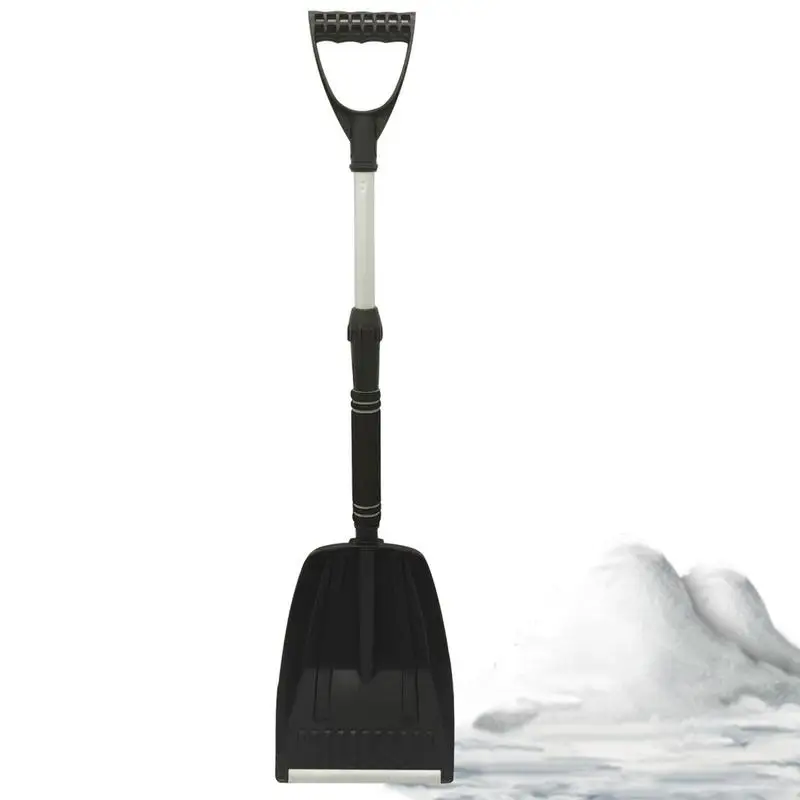 

Snow Shovel Height Adjustable Aluminum Alloy Shovel Telescopic Light Weight Shovel for Kids Adults Outdoor Cleaning for Driveway