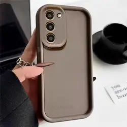 Cute 3D Bear Cartoon Silicone Phone Case - Soft Matte Cover - A04S (Coffee)