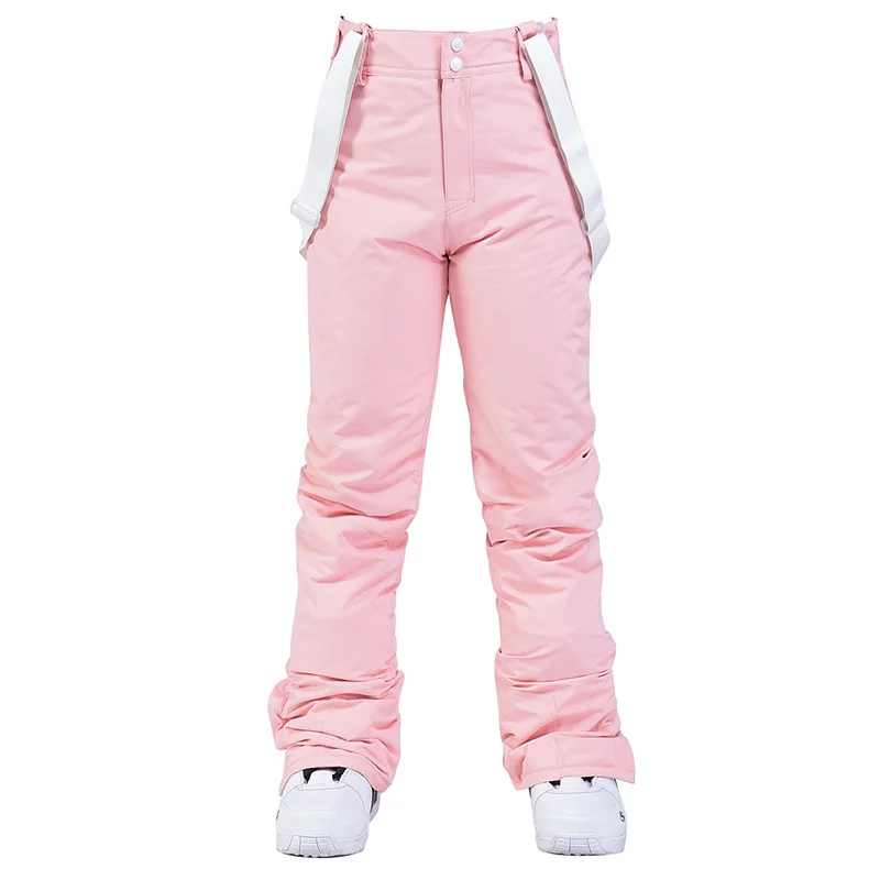 Women Men's Ski Pants Winter Warm Snowboarding Waterproof Outdoor Sports Snow Pants Overalls Thickening Skiing Trousers skiing pants
