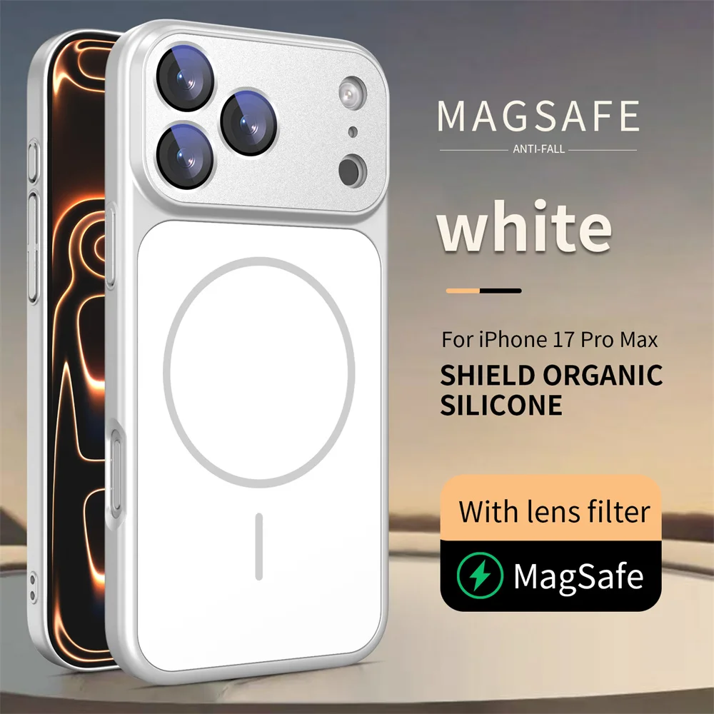 Premium Magnetic Shockproof Phone Case with Lens Protection Cover