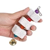 Bird Chewing Toy Parrot Beak Grinding Calcium Stone with Bells Bird Cage Accessories Cage Toys for Rat Hamster Chinchilla Rabbit 6