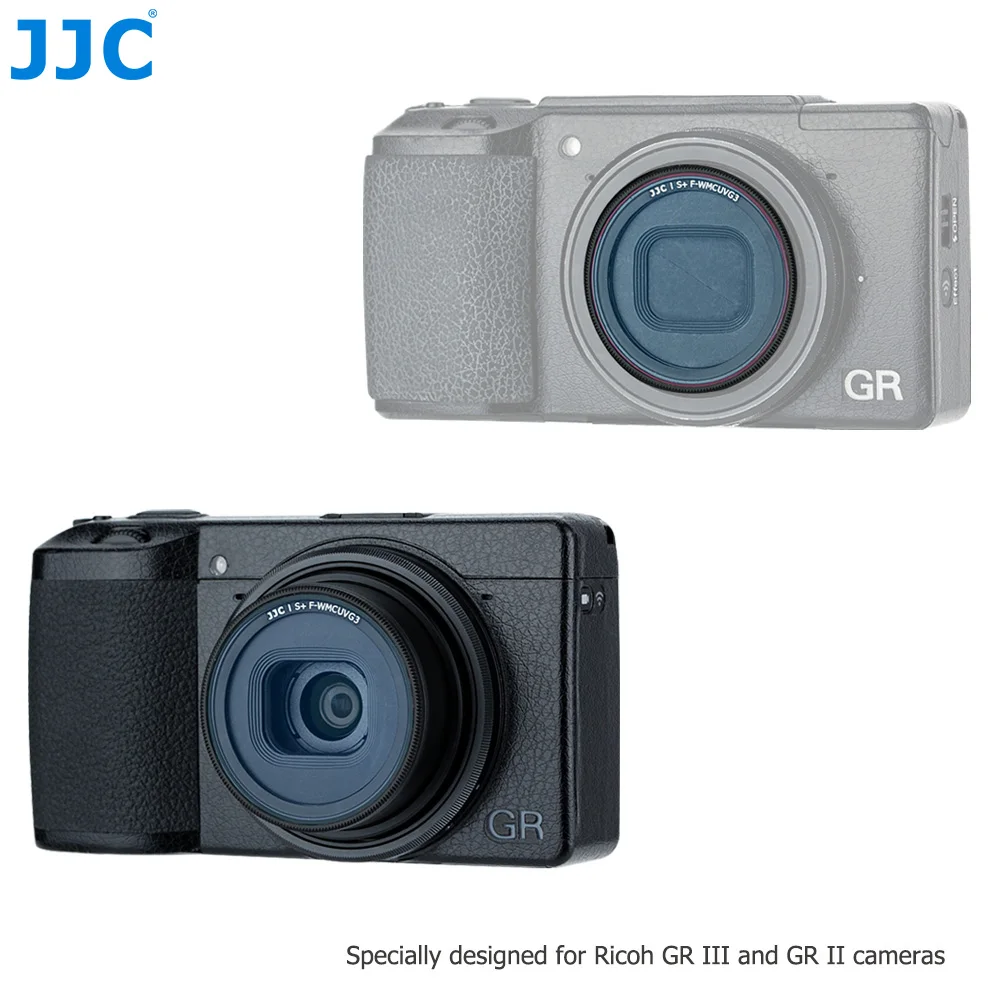 JJC Ultra Slim Multi-Coated UV-Filter für Ricoh GR IV HDF GRIV GR4 Monochrome GR IIIx HDF GR III HDF GR II GR3x GR3 GR2 Kamera – Detail 2